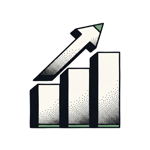 A phone showing four ascending bars